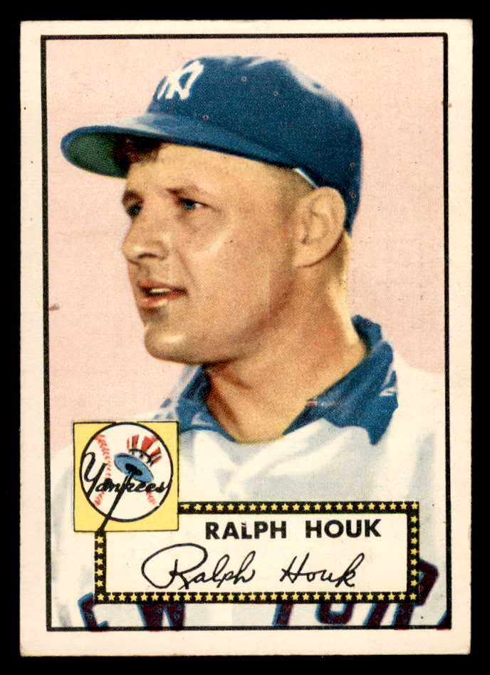 1952 Topps Baseball #200 Ralph Houk Yankees EX+/EX-MT 547651