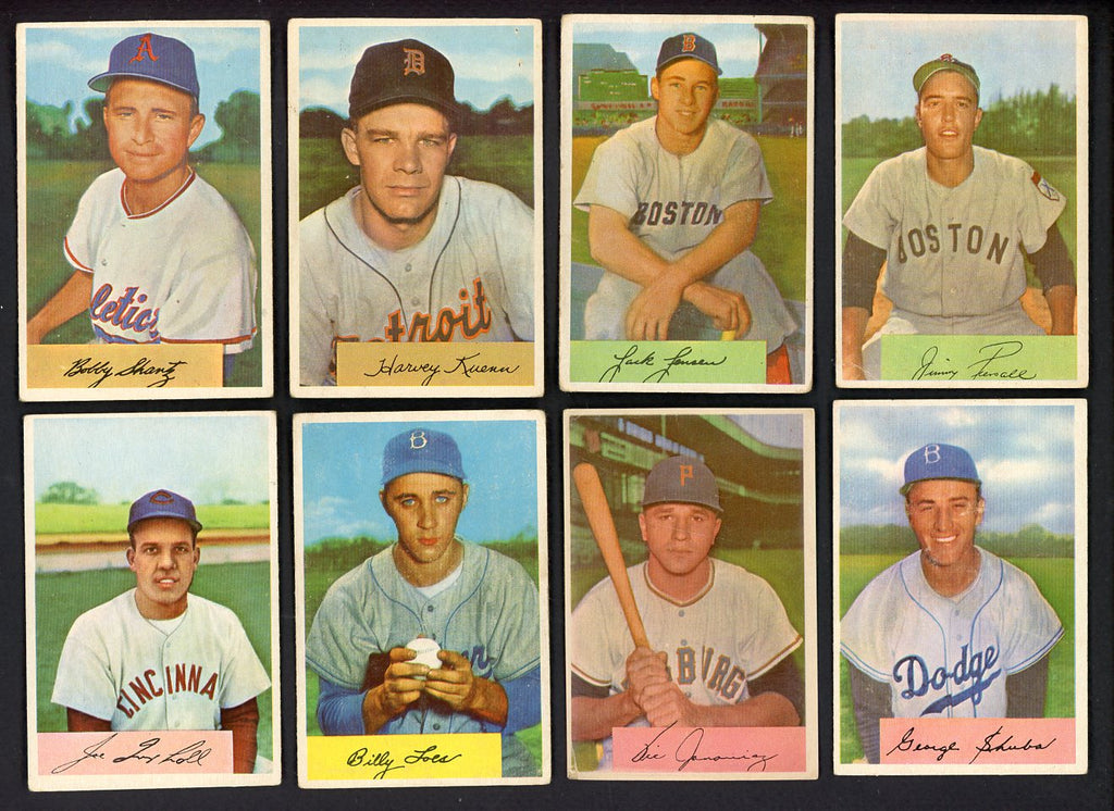 1954 Bowman Set Lot 73 Diff GD-VG Ford Snider Mathews 547661