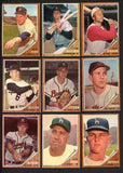 1962 Topps Set Lot 470 Diff EX+/EX-MT Ford Spahn Snider 547666