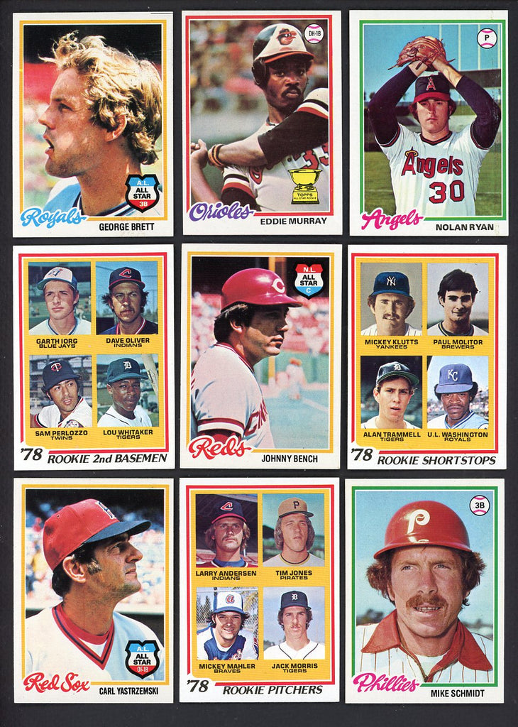1978 Topps Baseball Complete Set EX-MT/NR-MT Molitor Murray 547671