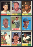 1961 Topps Set Lot 434 Diff EX+/EX-MT Ford Musial Gibson 547682
