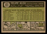 1961 Topps Baseball #565 Felipe Alou Giants VG-EX 547700