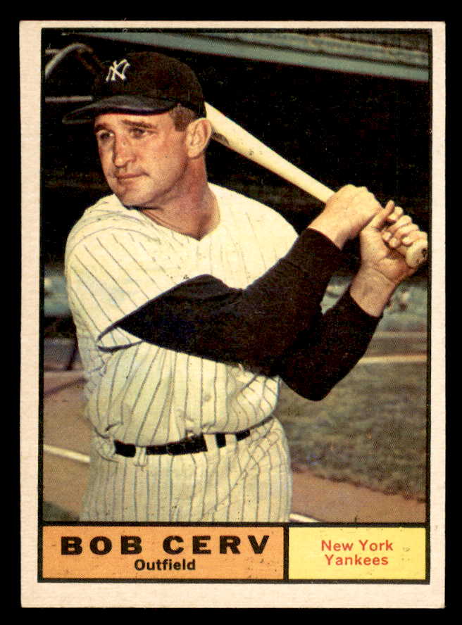 1961 Topps Baseball #563 Bob Cerv Yankees EX-MT 547702