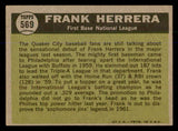 1961 Topps Baseball #569 Frank Herrera A.S. Phillies EX 547736