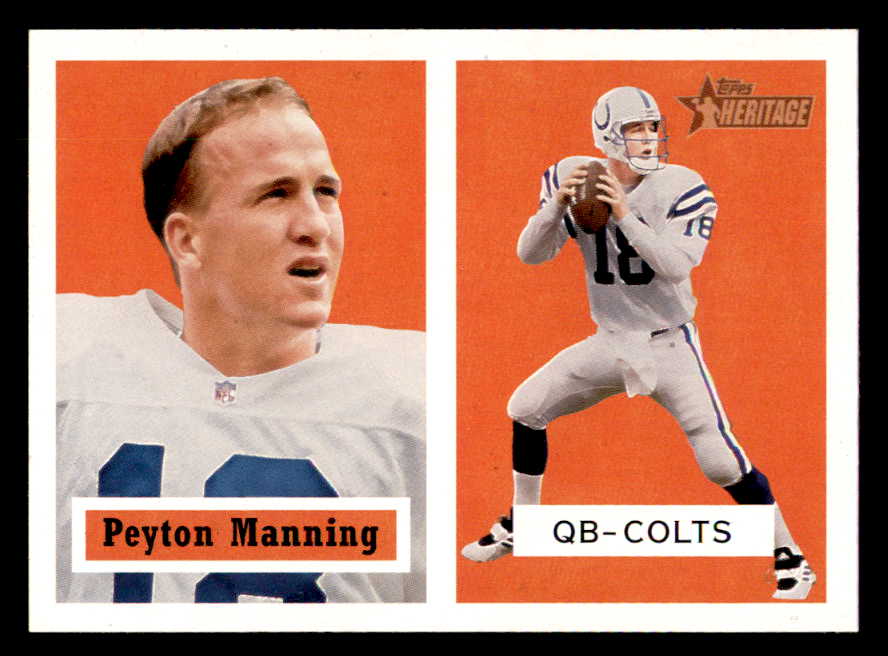 2002 Topps Heritage #086 Peyton Manning Colts NR-MT Black 547786