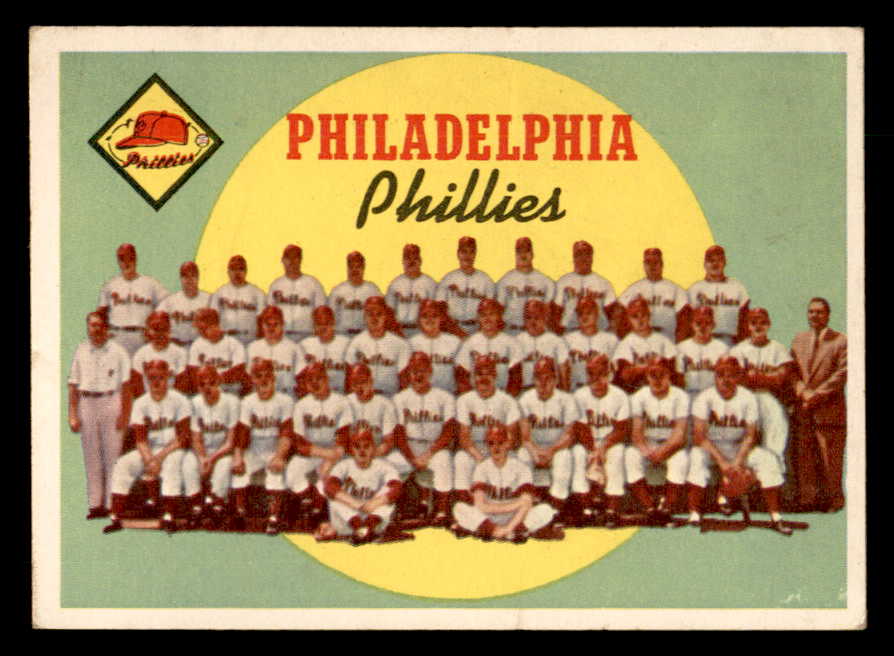1959 Topps Baseball #008 Philadelphia Phillies Team EX 547797
