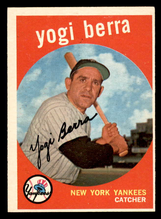 1959 Topps Baseball #180 Yogi Berra Yankees EX-MT 547798
