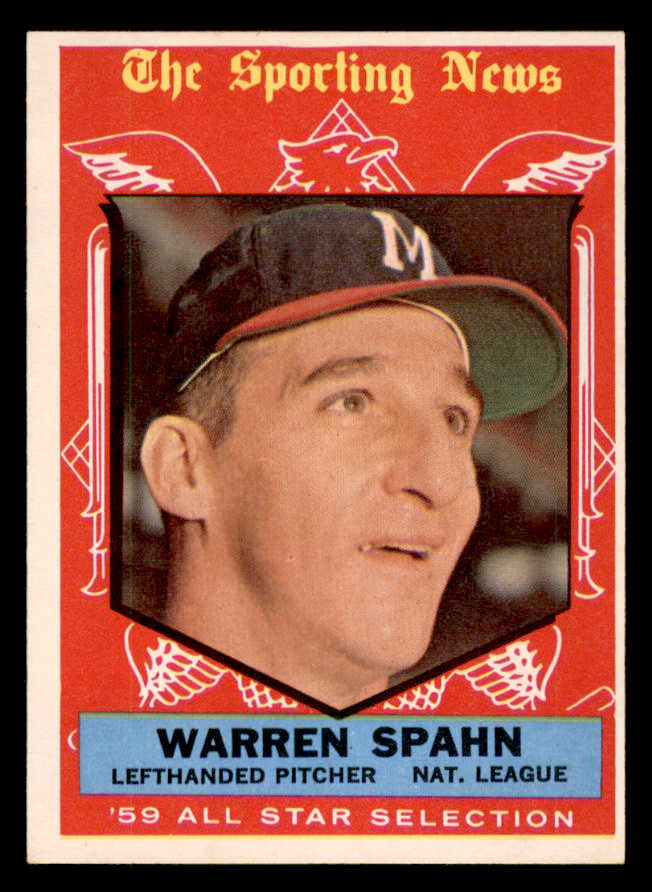 1959 Topps Baseball #571 Warren Spahn A.S. Braves EX-MT 547802