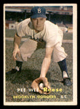 1957 Topps Baseball #030 Pee Wee Reese Dodgers Good 547804