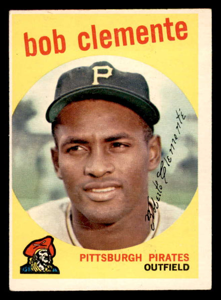 1959 Topps Baseball #478 Roberto Clemente Pirates EX 547812