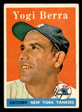 1958 Topps Baseball #370 Yogi Berra Yankees VG-EX 547818