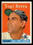1958 Topps Baseball #370 Yogi Berra Yankees EX-MT 547819