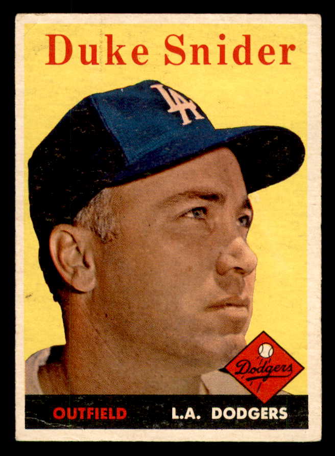 1958 Topps Baseball #088 Duke Snider Dodgers VG-EX 547822