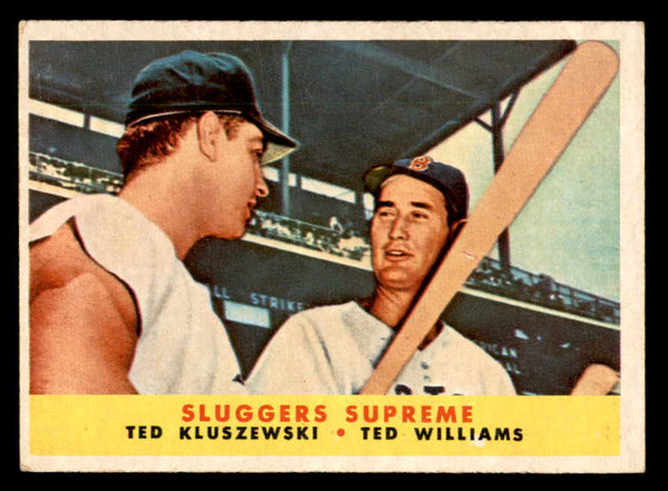 1958 Topps Baseball #321 Ted Williams Ted Kluszewski EX+/EX-MT 547827
