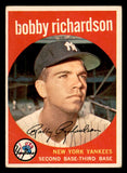 1959 Topps Baseball #076 Bobby Richardson Yankees VG 547830