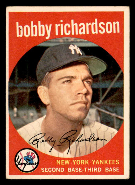 1959 Topps Baseball #076 Bobby Richardson Yankees VG 547830