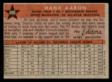 1958 Topps Baseball #488 Hank Aaron A.S. Braves EX 547831