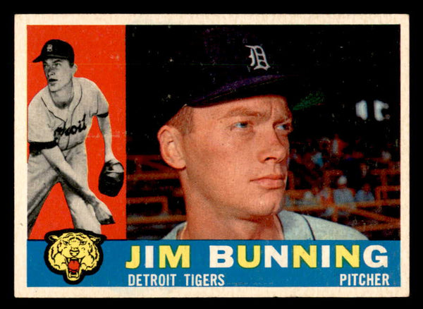 1960 Topps Baseball #502 Jim Bunning Tigers EX-MT 547835