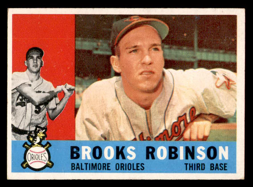 1960 Topps Baseball #028 Brooks Robinson Orioles EX-MT 547837