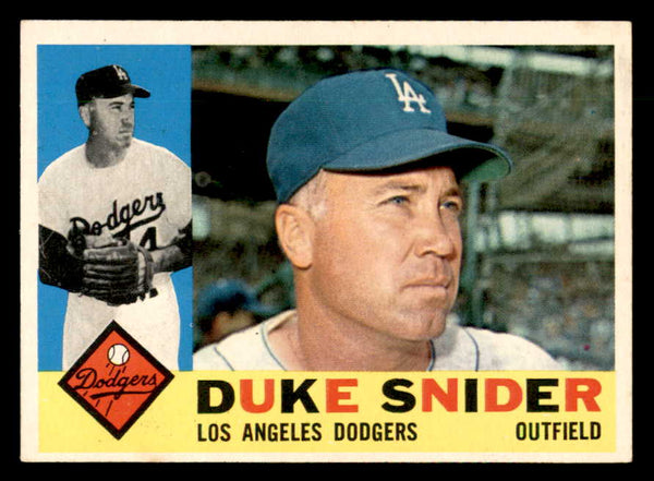 1960 Topps Baseball #493 Duke Snider Dodgers EX-MT 547838