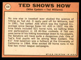 1969 Topps Baseball #539 Ted Williams Mike Epstein EX+/EX-MT 547846