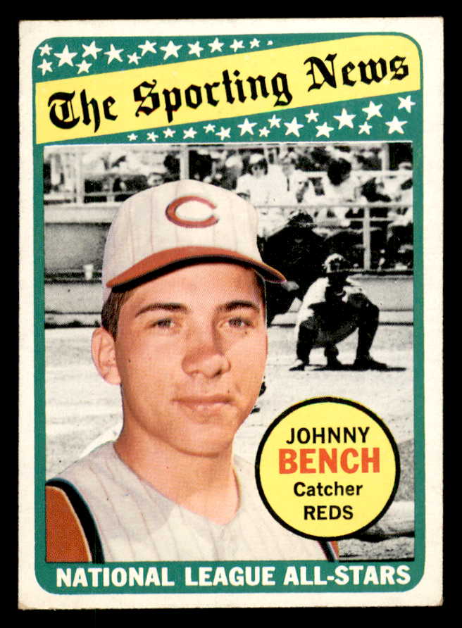 1969 Topps Baseball #430 Johnny Bench A.S. Reds EX-MT 547850
