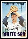 1967 Topps Baseball #609 Tommy John White Sox VG 547856