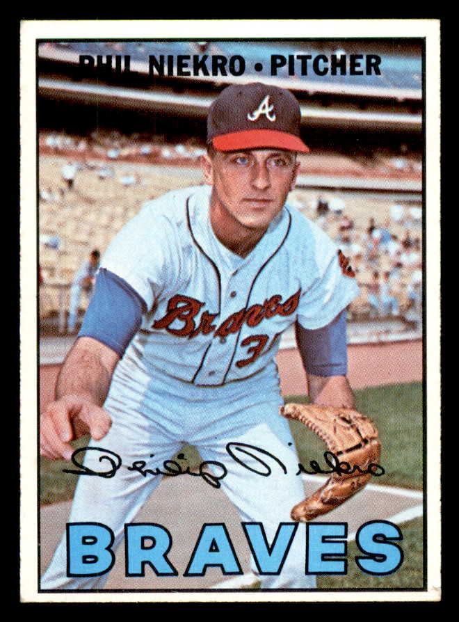 1967 Topps Baseball #456 Phil Niekro Braves VG-EX 547857
