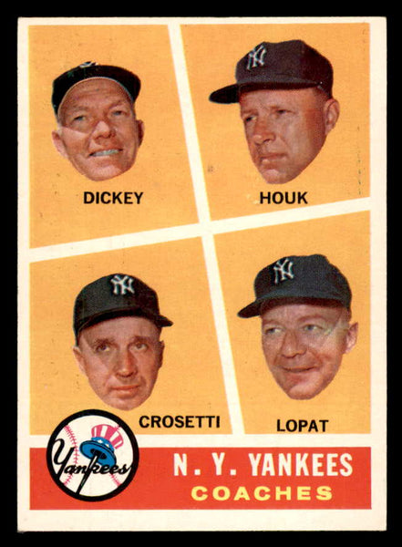 1960 Topps Baseball #465 Bill Dickey Yankees EX-MT 547871