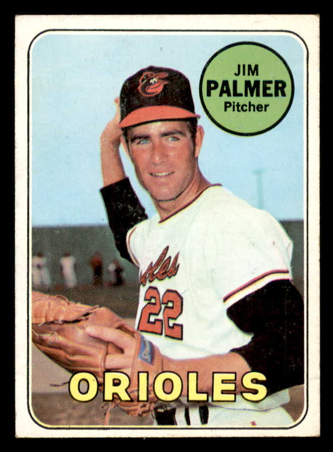 1969 Topps Baseball #573 Jim Palmer Orioles EX-MT 547891