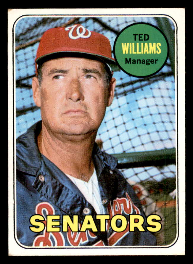 1969 Topps Baseball #650 Ted Williams Senators EX-MT 547892