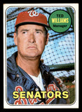 1969 Topps Baseball #650 Ted Williams Senators EX-MT 547892