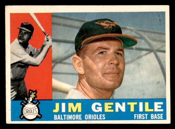 1960 Topps Baseball #448 Jim Gentile Orioles VG-EX 547894