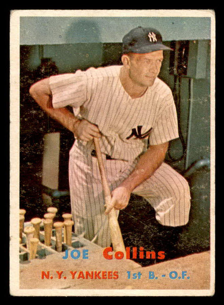 1957 Topps Baseball #295 Joe Collins Yankees VG-EX 547895