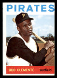 1964 Topps Baseball #440 Roberto Clemente Pirates VG-EX 547912