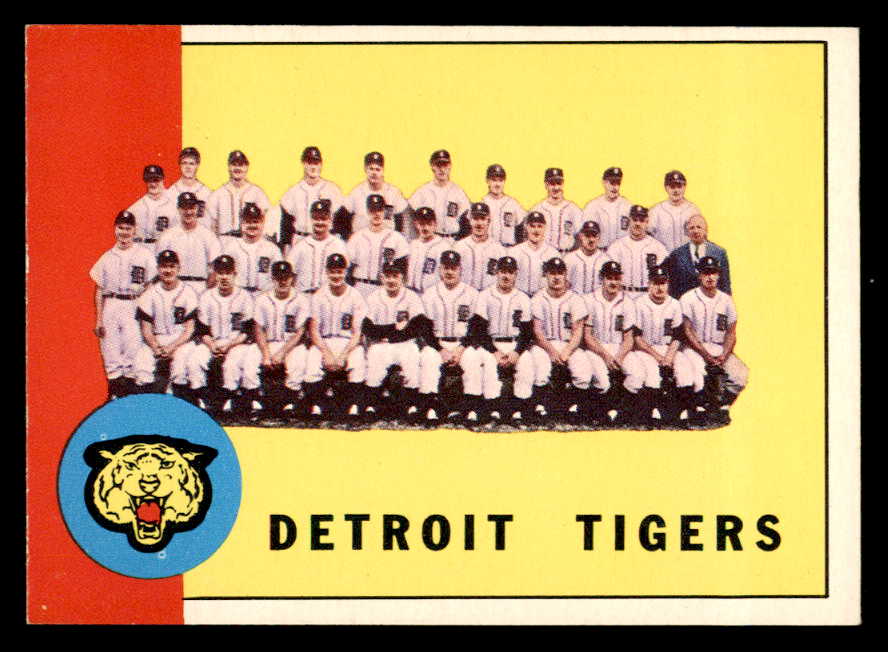 1963 Topps Baseball #552 Detroit Tigers Team NR-MT 547920