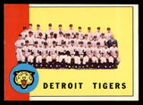 1963 Topps Baseball #552 Detroit Tigers Team NR-MT 547920
