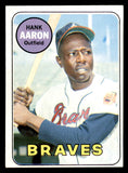 1969 Topps Baseball #100 Hank Aaron Braves NR-MT 547925