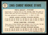 1965 Topps Baseball #477 Steve Carlton Cardinals VG-EX 547931