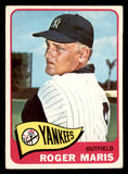 1965 Topps Baseball #155 Roger Maris Yankees VG-EX 547948