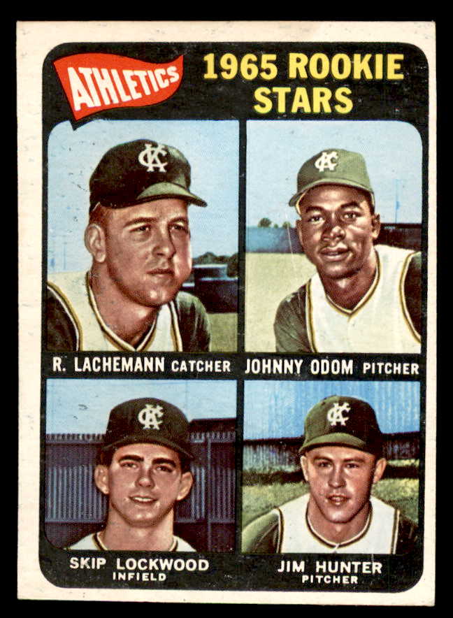 1965 Topps Baseball #526 Catfish Hunter A's EX-MT 547950