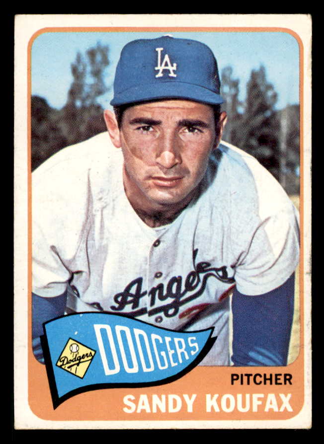 1965 Topps Baseball #300 Sandy Koufax Dodgers VG-EX 547954