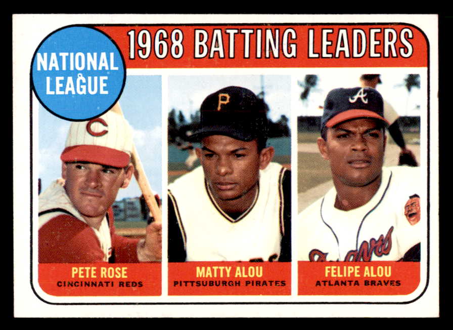 1969 Topps Baseball #002 N.L. Batting Leaders Pete Rose NR-MT 547955