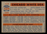 1957 Topps Baseball #329 Chicago White Sox Team VG 547976