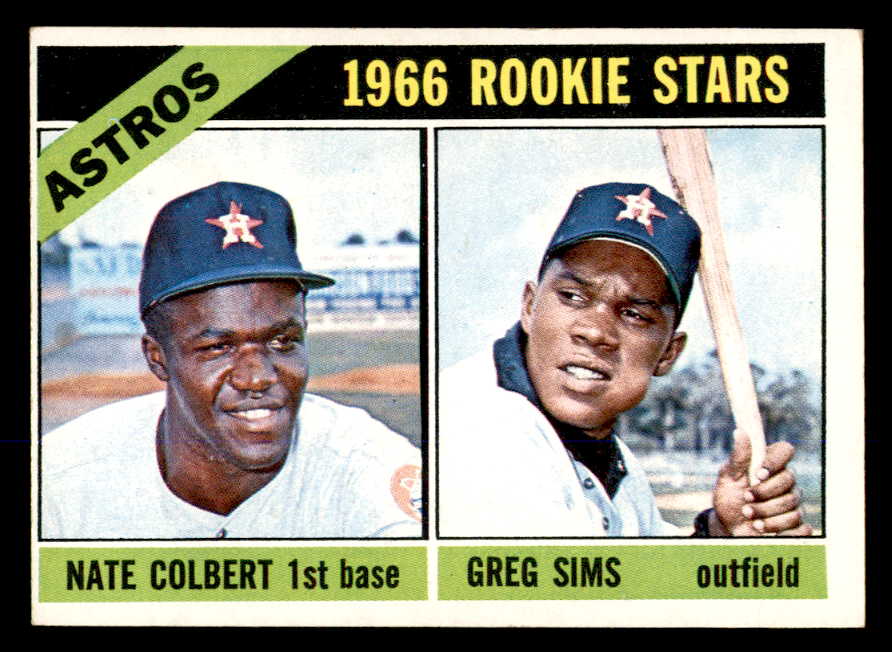 1966 Topps Baseball #596 Nate Colbert Astros EX-MT 547982