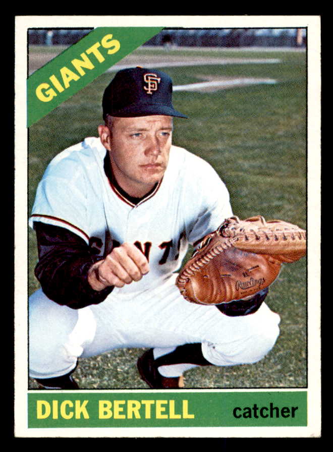 1966 Topps Baseball #587 Dick Bertell Giants EX-MT 547990