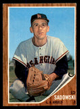 1962 Topps Baseball #569 Ed Sadowski Angels VG-EX 548024
