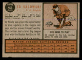 1962 Topps Baseball #569 Ed Sadowski Angels VG-EX 548024
