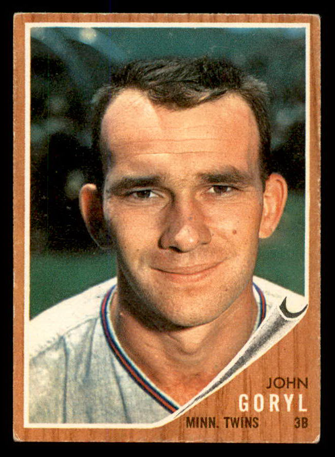 1962 Topps Baseball #558 John Goryl Twins VG-EX 548033