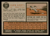 1962 Topps Baseball #558 John Goryl Twins VG-EX 548033